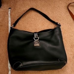 Black Dooney & Bourke pebbled leather bag